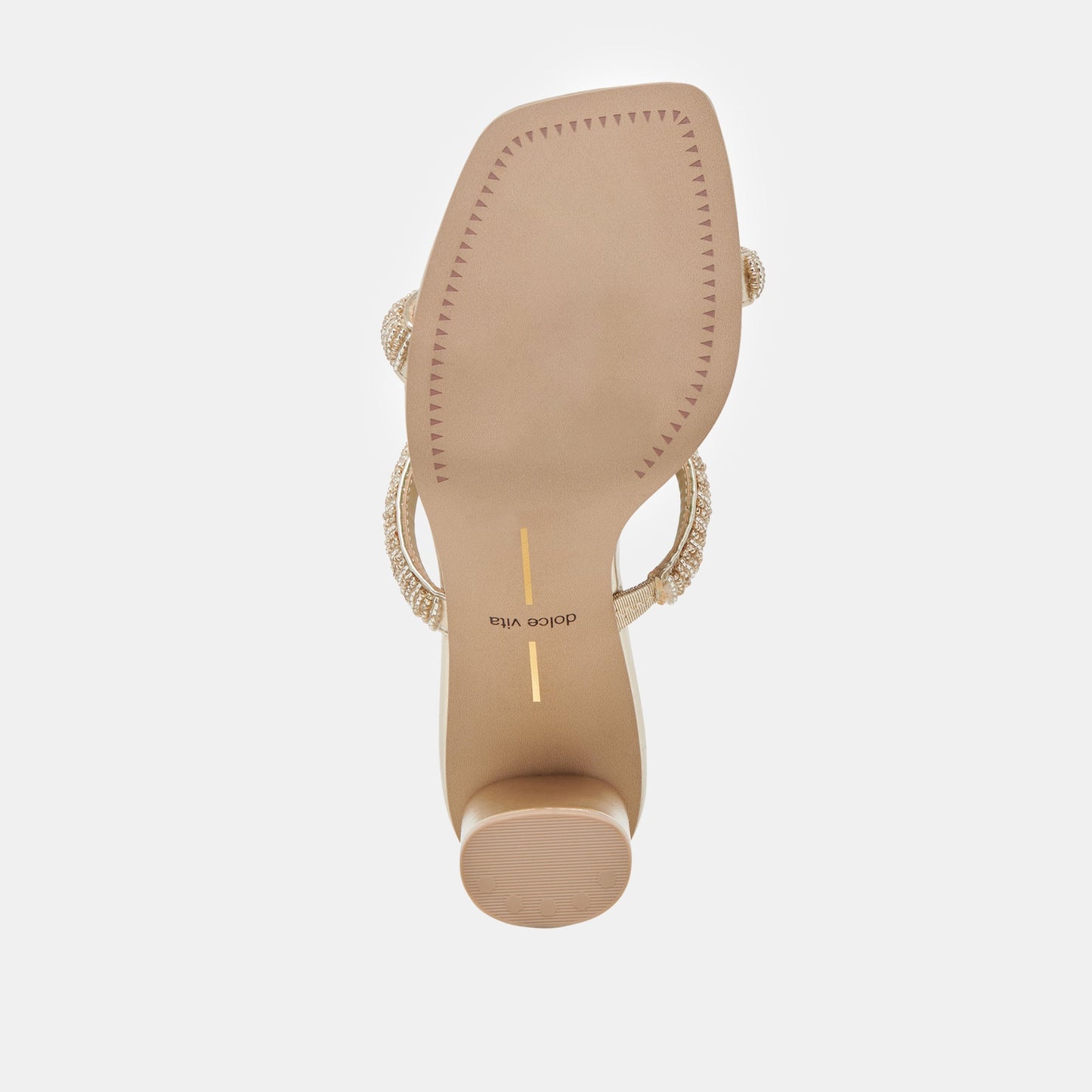 NOLAH HEELS GOLD MULTI BEADS - GOLD MULTI BEADS