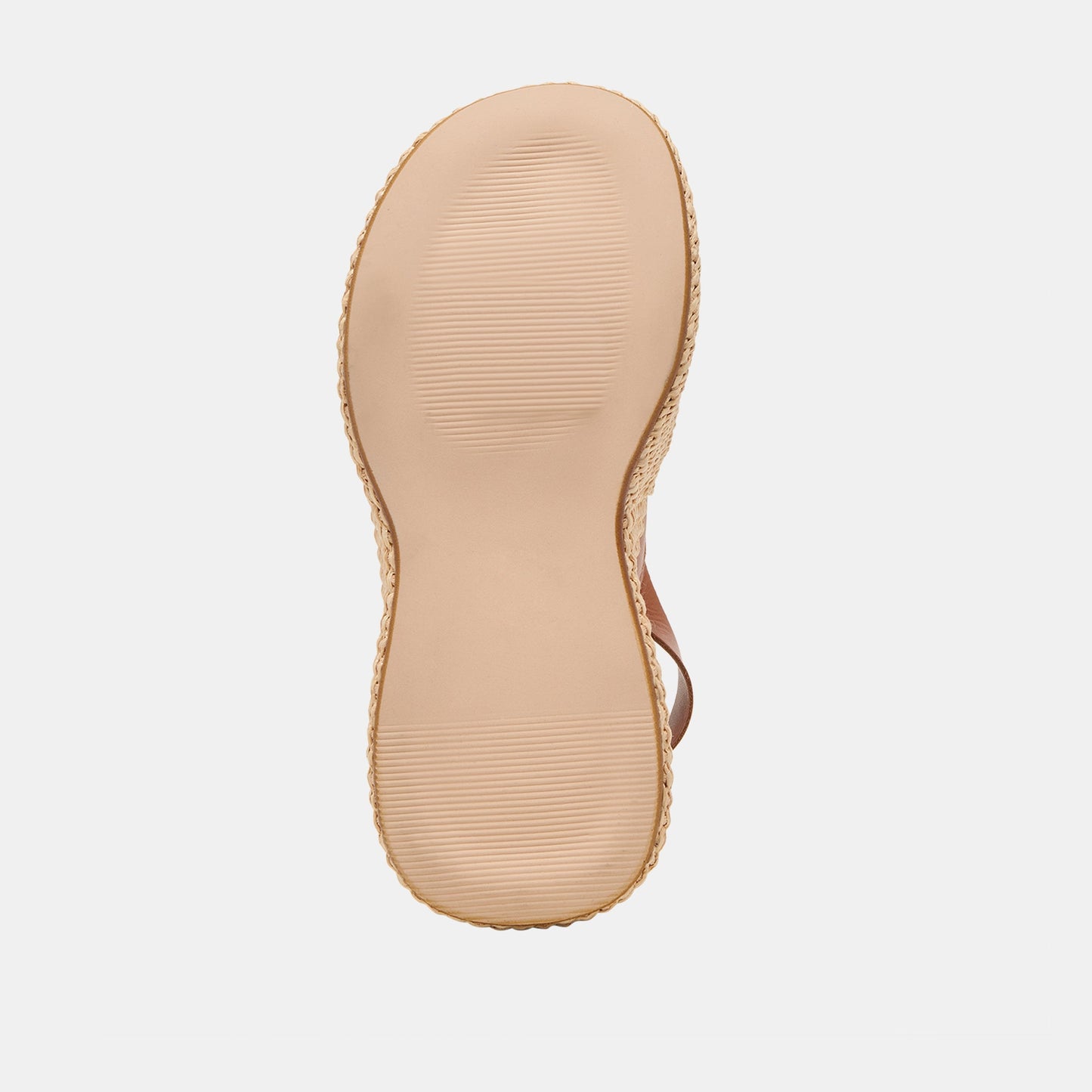 SKYLAR WEDGES BROWN LEATHER - BROWN LEATHER