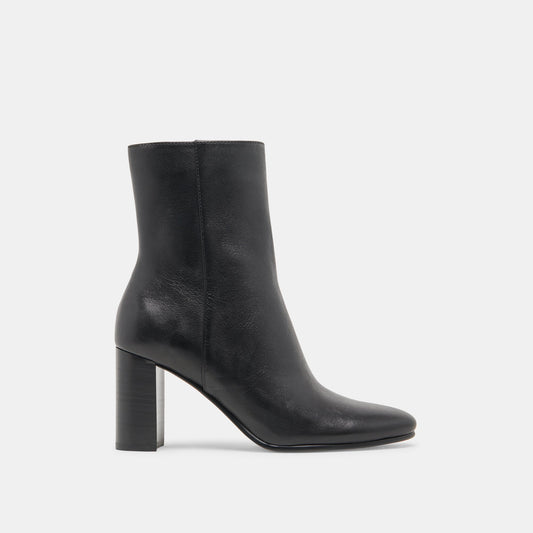 SUZY BOOTIES BLACK LEATHER - BLACK LEATHER