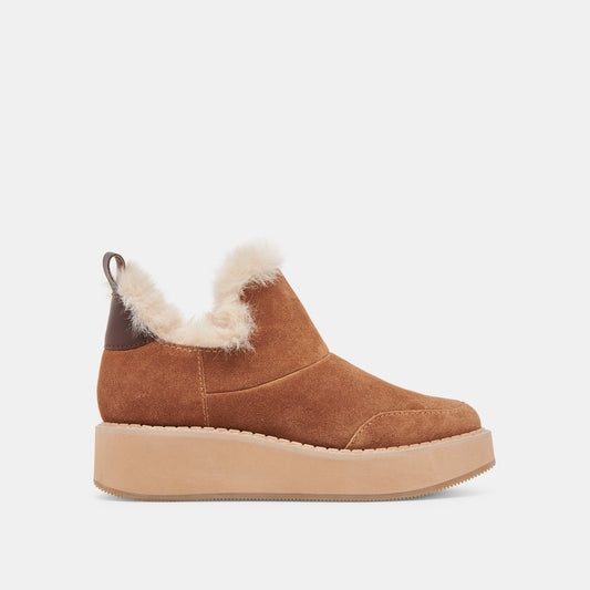 ARDY PLUSH H2O BOOTIES PECAN SUEDE - PECAN SUEDE