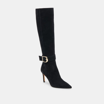 KINZY BOOTS ONYX SUEDE - ONYX SUEDE
