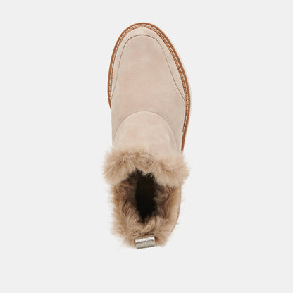 ARDY PLUSH H2O BOOTIES TAUPE SUEDE - TAUPE SUEDE