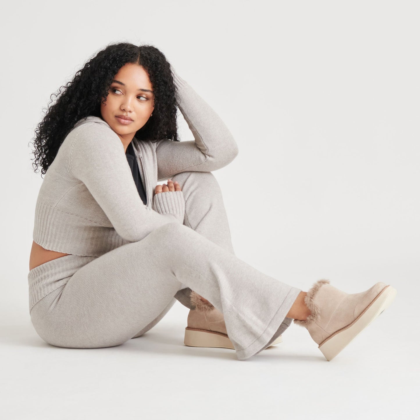ARDY PLUSH H2O BOOTIES TAUPE SUEDE - TAUPE SUEDE