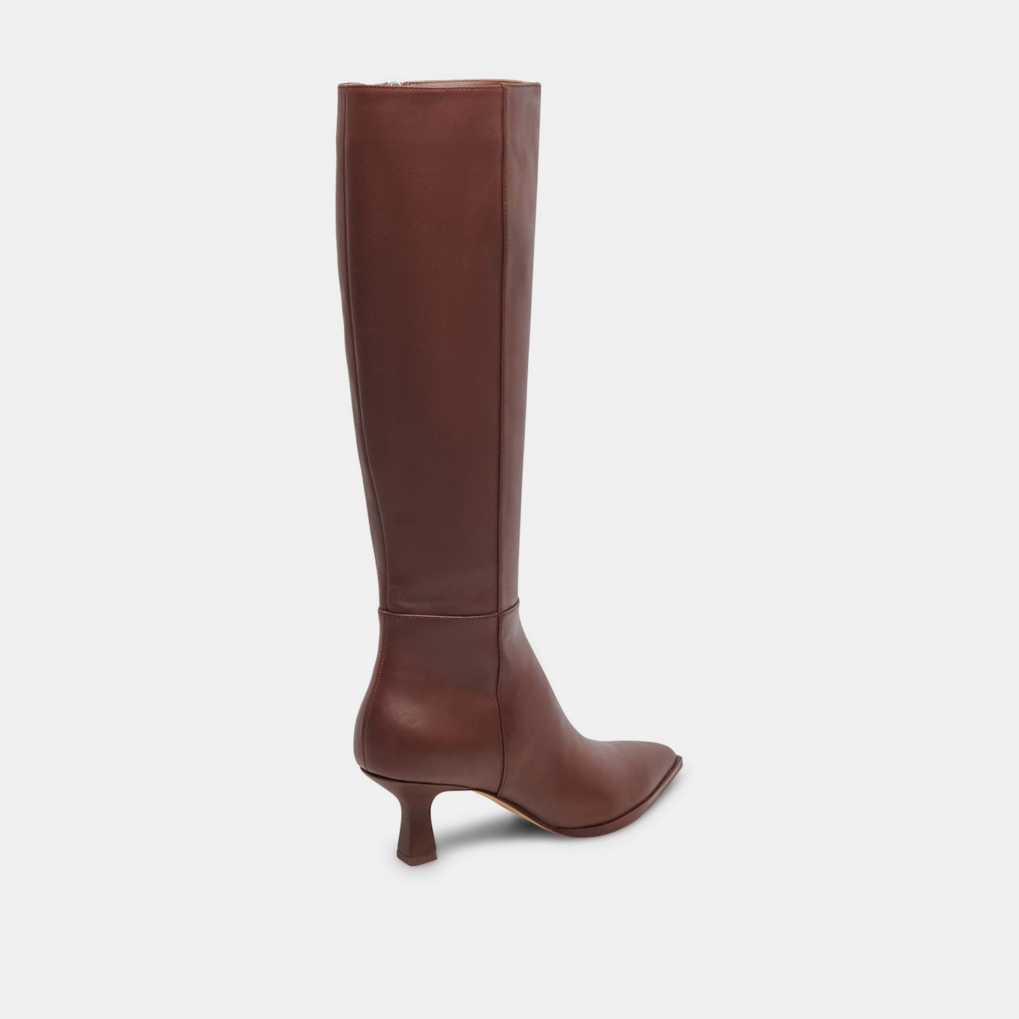 Auggie Extra Wide Calf Chocolate Boots - CHOCOLATE LEATHER