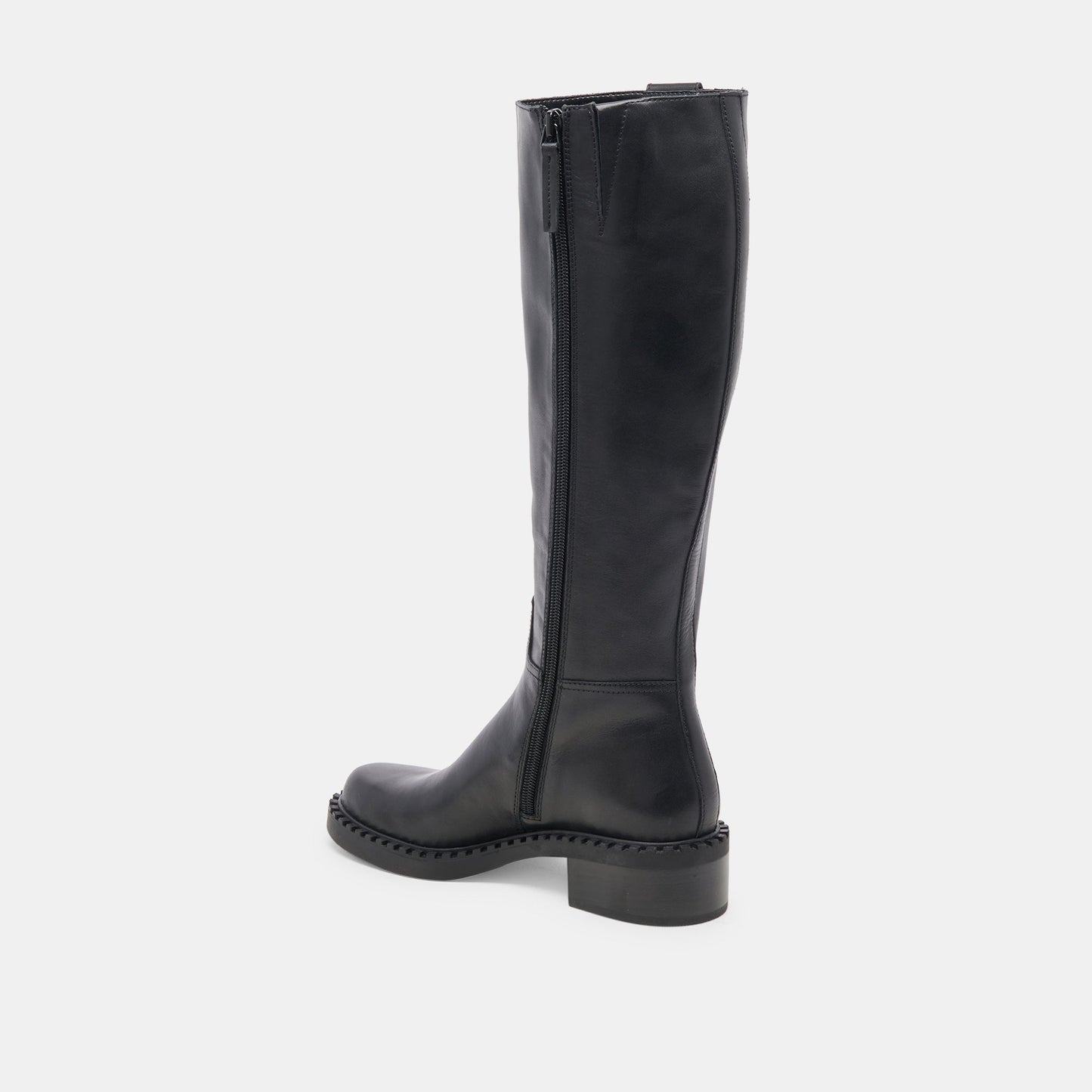 Glory H2O Waterproof Black Leather Extra Wide Calf Boots - BLACK LEATHER