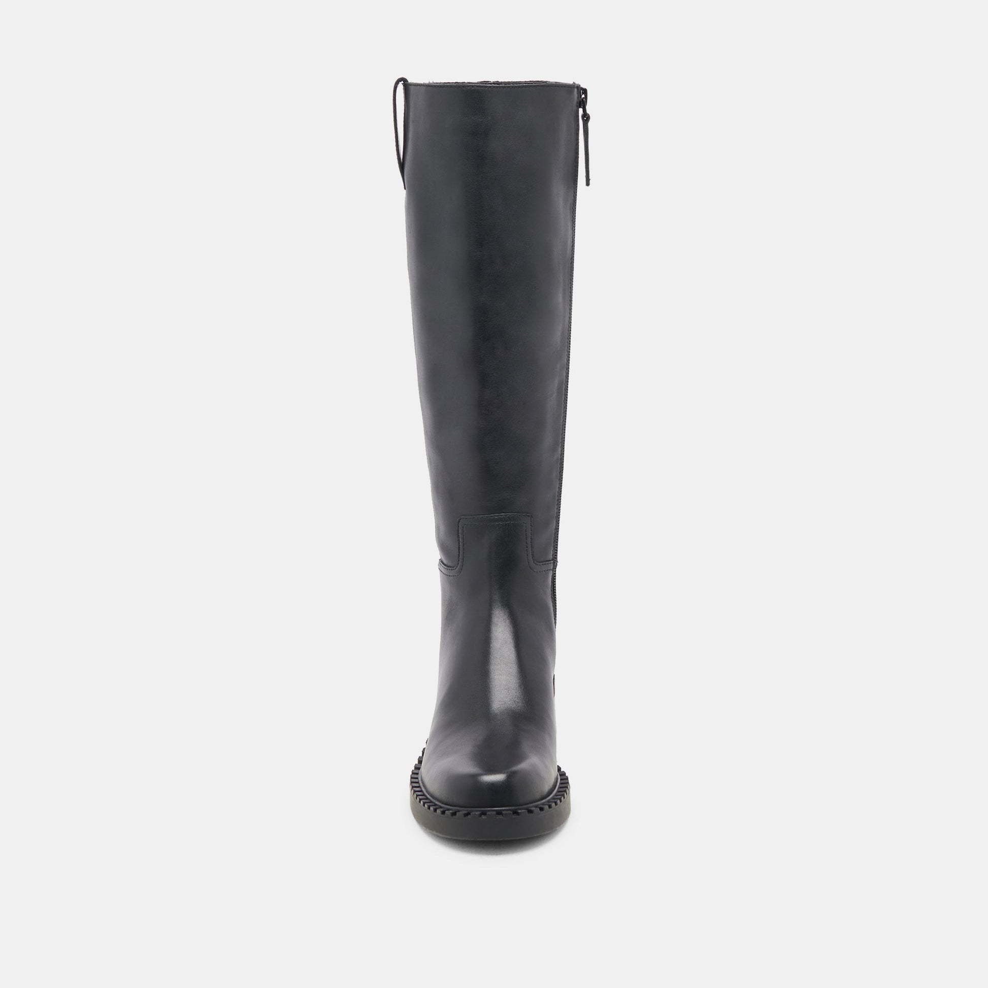 Glory H2O Waterproof Black Leather Extra Wide Calf Boots - BLACK LEATHER