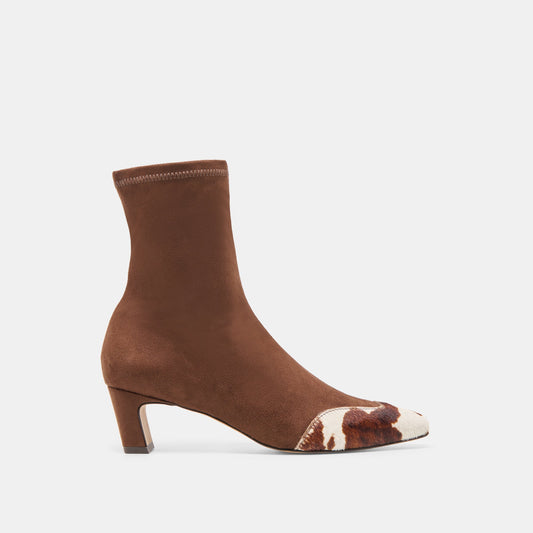 Anika Dk Brown Multi Stella Suede Boots - DK BROWN MULTI STELLA SUEDE