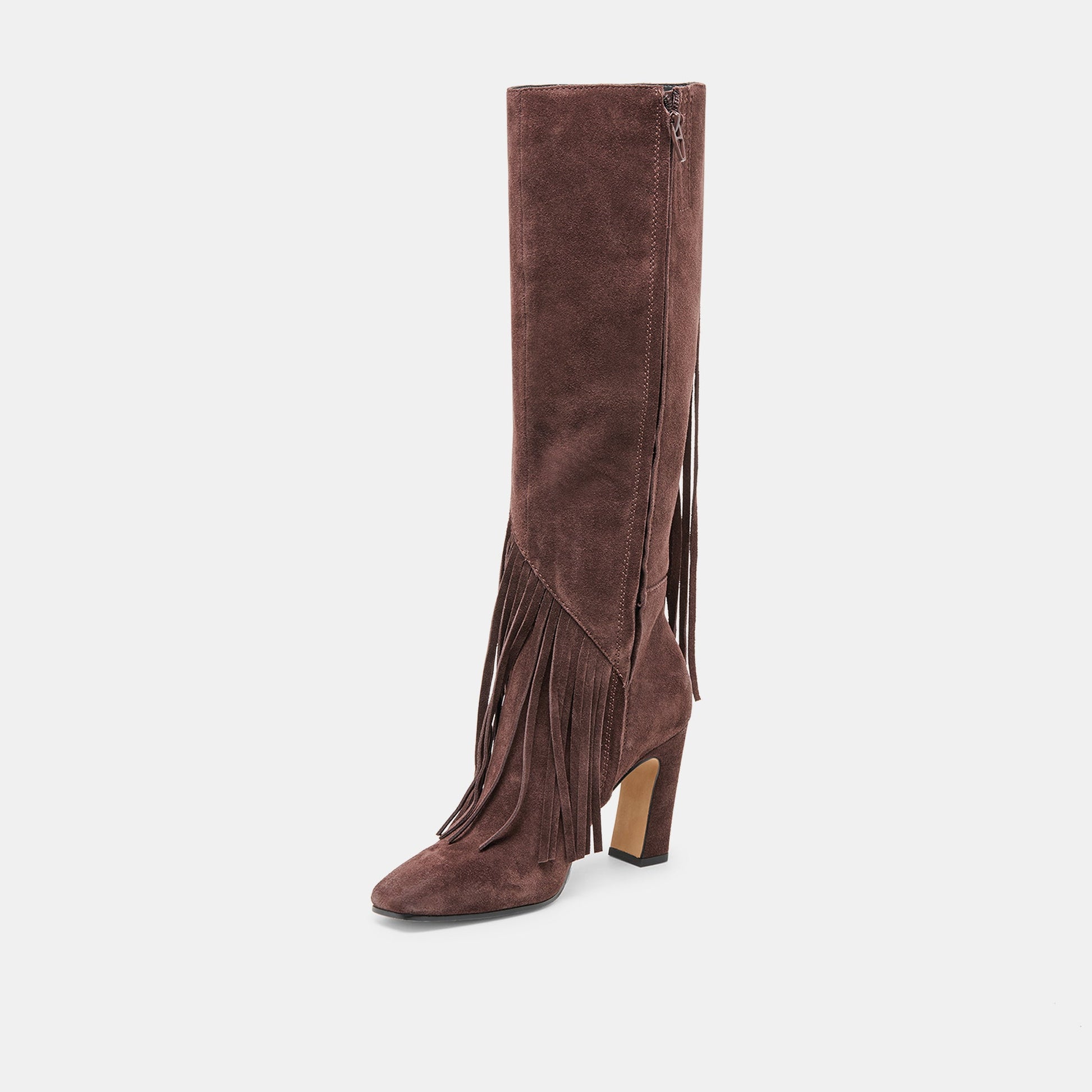 Giano Mahogany Suede Boots - MAHOGANY SUEDE