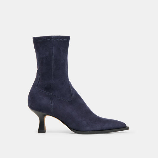 Arya Navy Stella Suede Boots - NAVY STELLA SUEDE