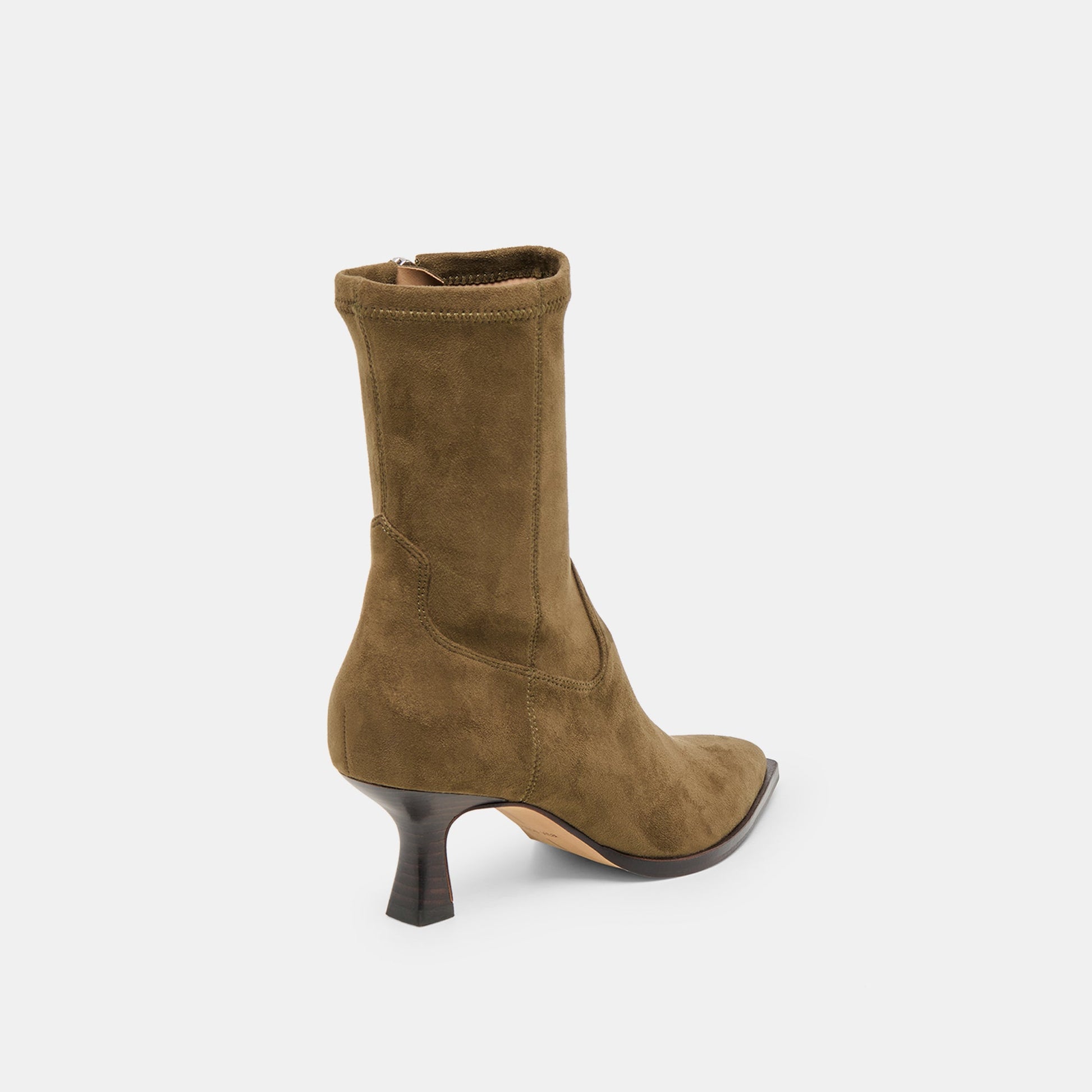Arya Olive Stella Suede Boots - OLIVE STELLA SUEDE