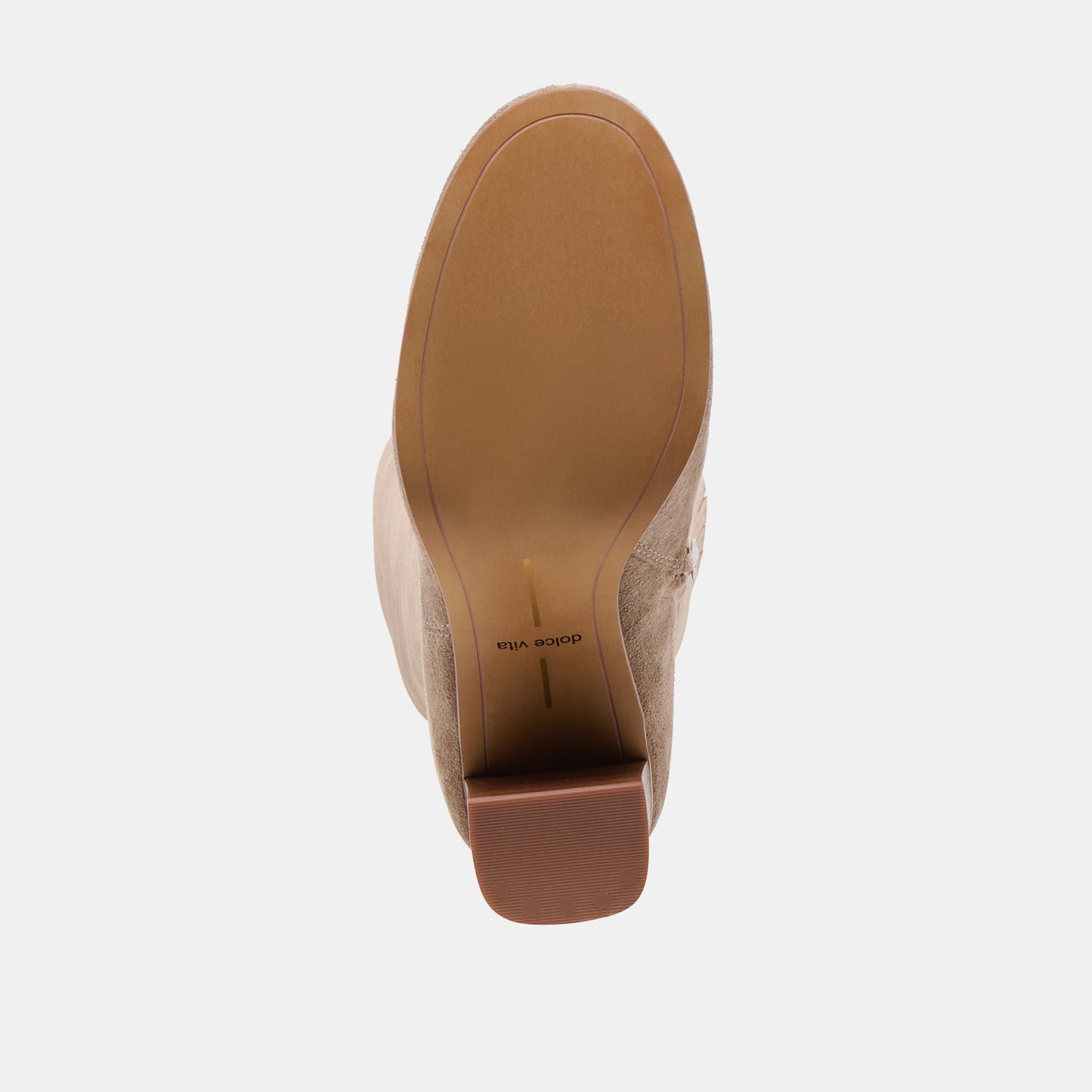 Hudsin Wide Calf Barley Suede Boots - BARLEY SUEDE