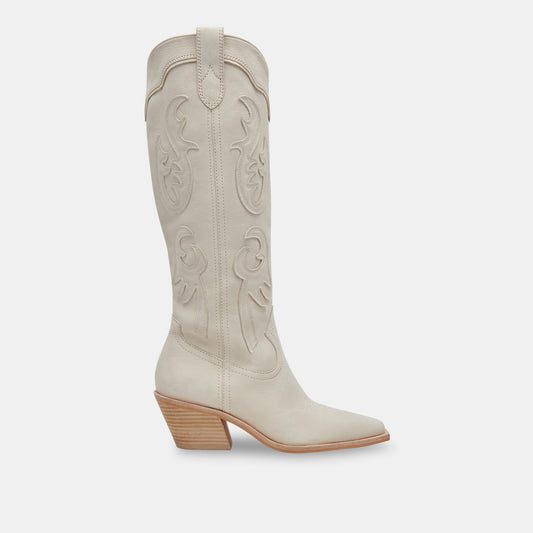 SAMSIN BOOTS IVORY NUBUCK - IVORY NUBUCK