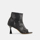 BLACK WOVEN LEATHER