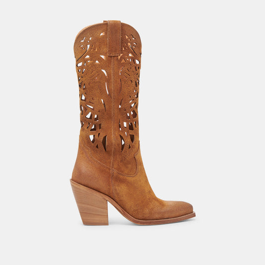 WAYLAN BOOTS CHESTNUT SUEDE - CHESTNUT SUEDE