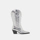 SILVER DISTRESSED LEATHER