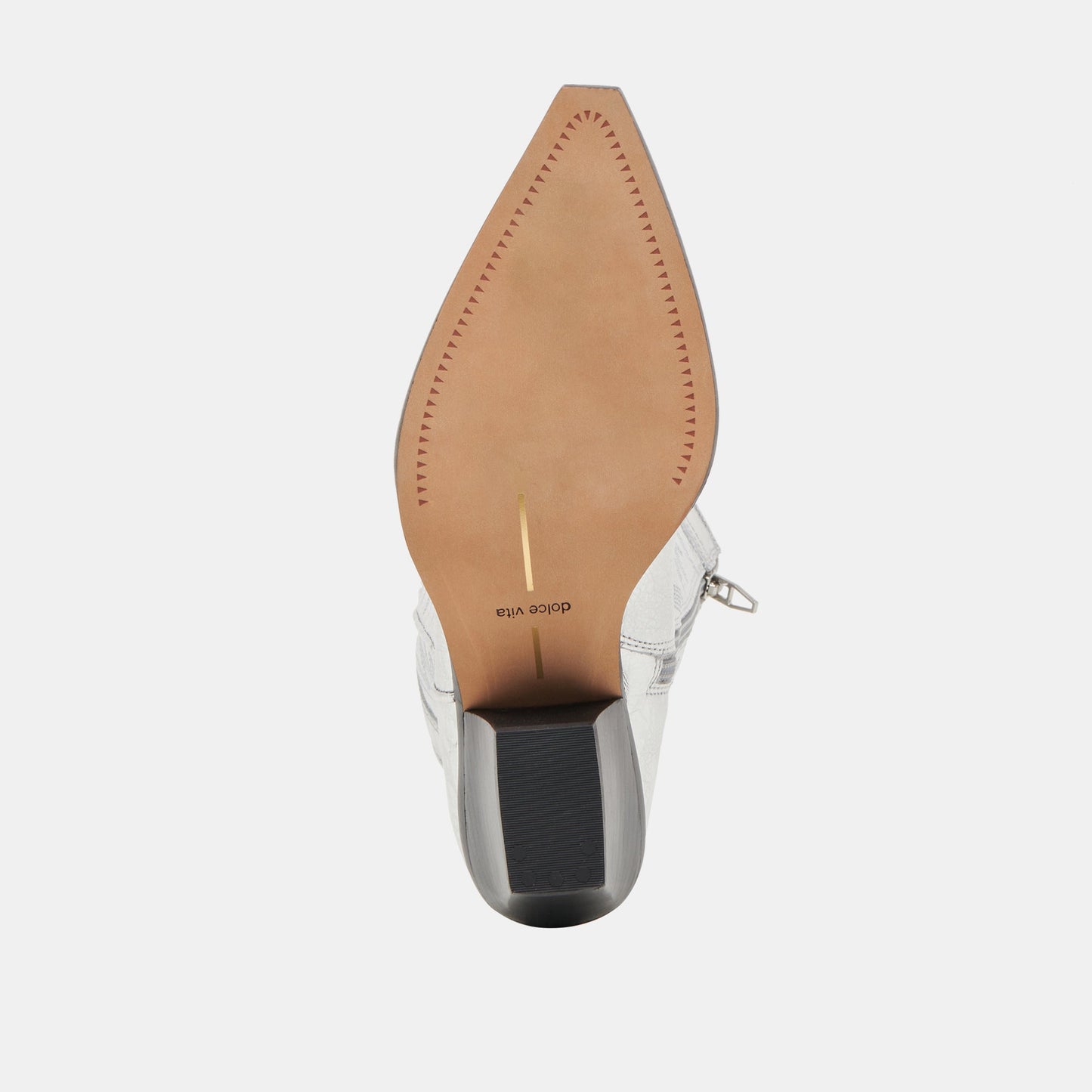 Ryland Extra Wide Calf Silver Boots - SILVER DISTRESSED LEATHER