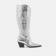 SILVER DISTRESSED LEATHER