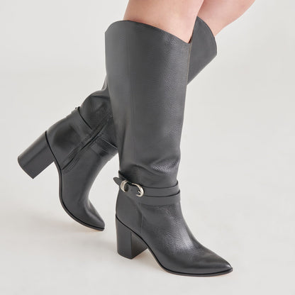 TYRONE BOOTS BLACK LEATHER - BLACK LEATHER