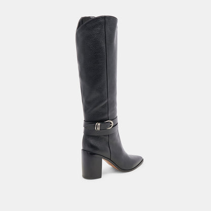 TYRONE BOOTS BLACK LEATHER - BLACK LEATHER