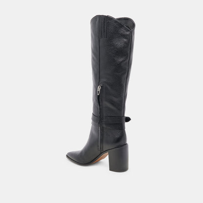 TYRONE BOOTS BLACK LEATHER - BLACK LEATHER