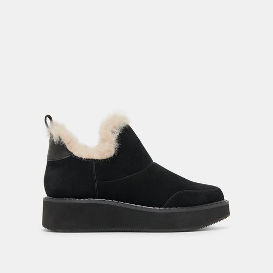 Ardy Plush H2O Waterproof Onyx Suede Booties - ONYX SUEDE