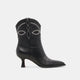 BLACK WHITE LEATHER