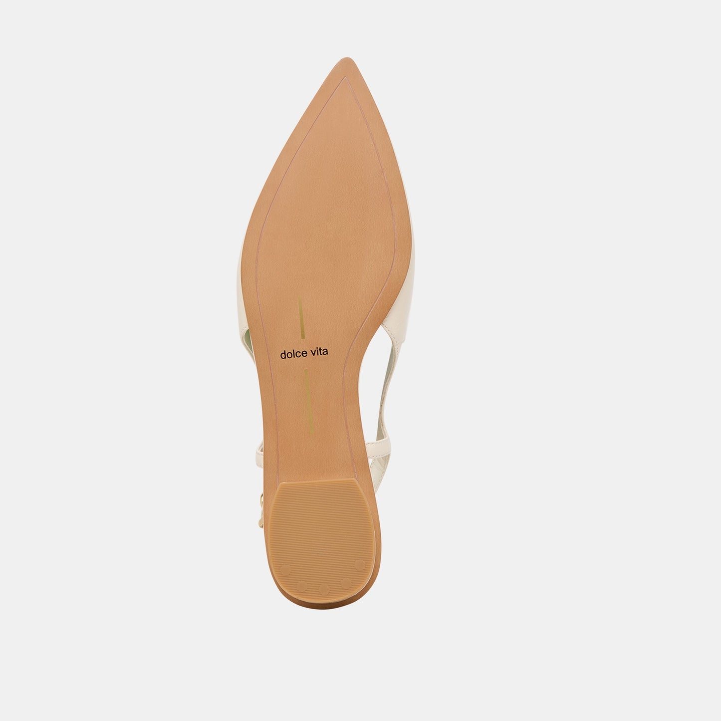 Owana Off White Leather Flats - OFF WHITE LEATHER