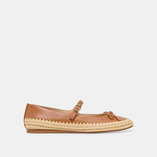 Betony Saddle Leather Ballet Flats - SADDLE LEATHER