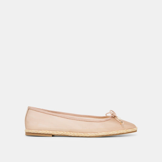 Tianna Mesh Blush Mesh Ballet Flats - BLUSH MESH