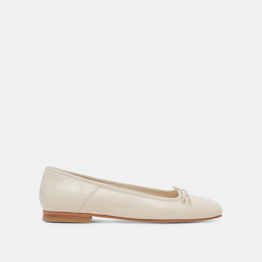 Anisa Ballet Flats CREME CRINKLE PATENT - CREME CRINKLE PATENT