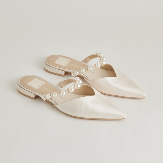 KANIKA PEARL FLATS VANILLA PEARLS - VANILLA PEARLS