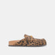 BROWN LEOPARD PRINTED SUEDE