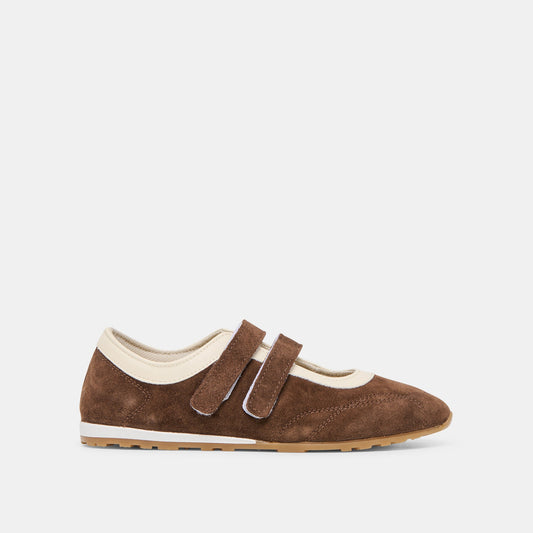 Swan Dk Brown Suede Sneakers - DK BROWN SUEDE