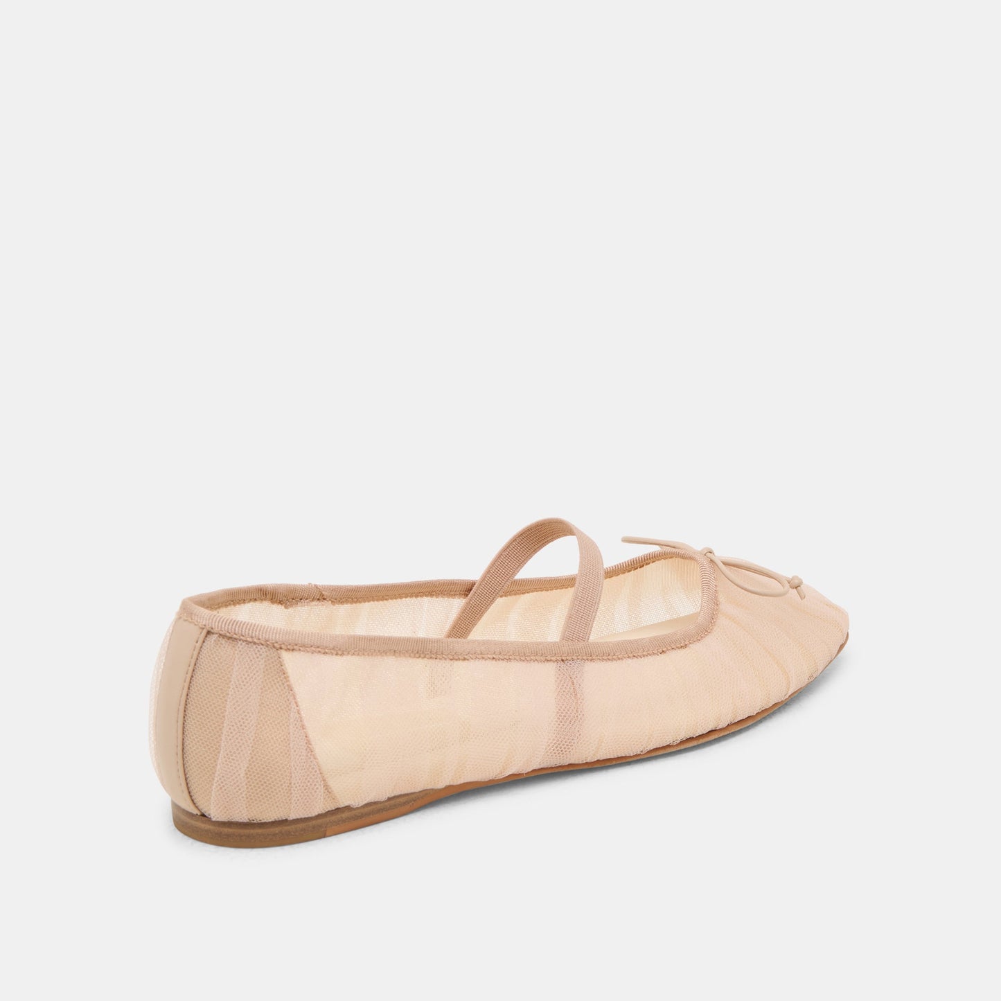 Raeven Praline Tulle Ballet Flats - PRALINE TULLE