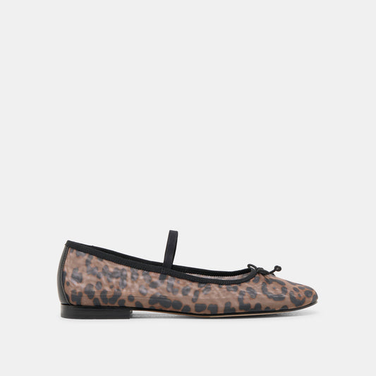 CADEL BALLET FLATS DK LEOPARD MESH - DK LEOPARD MESH