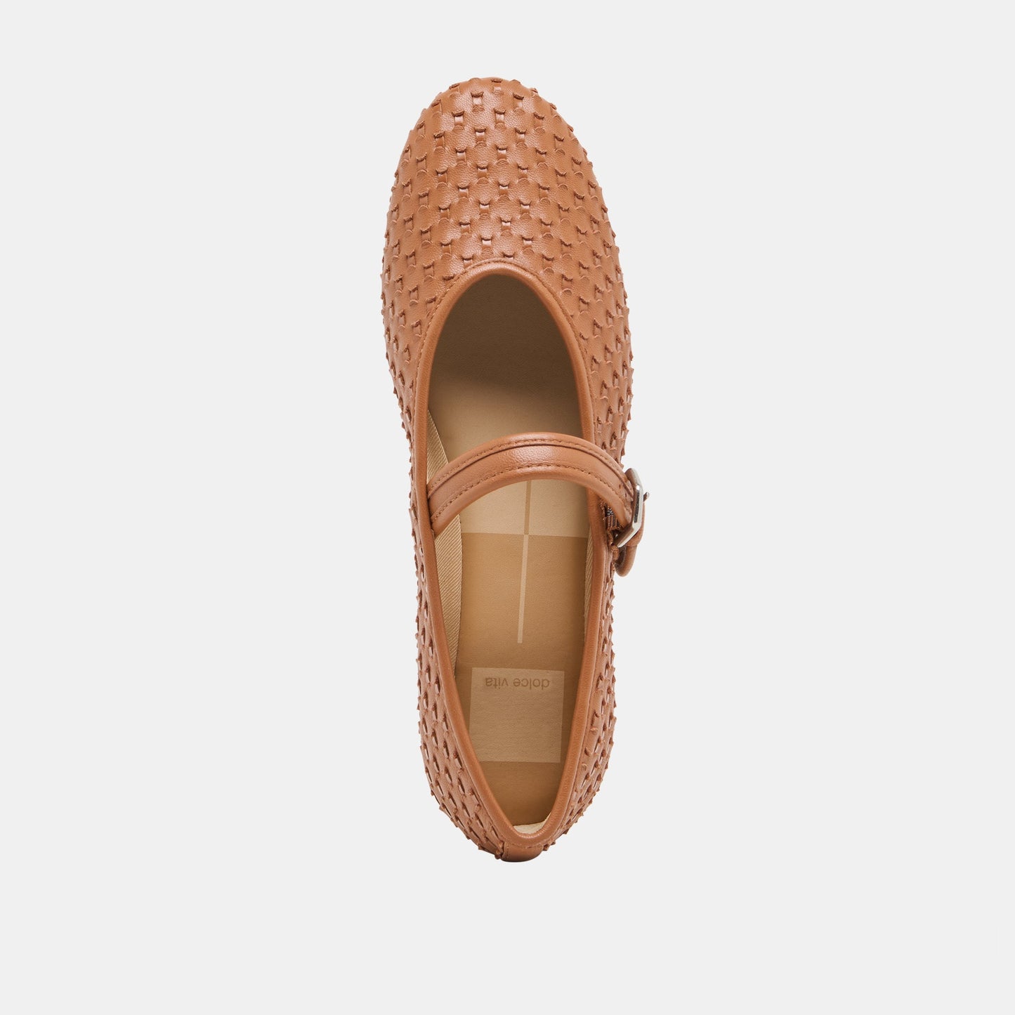 Roslyn Saddle Woven Leather Ballet Flats - SADDLE WOVEN LEATHER