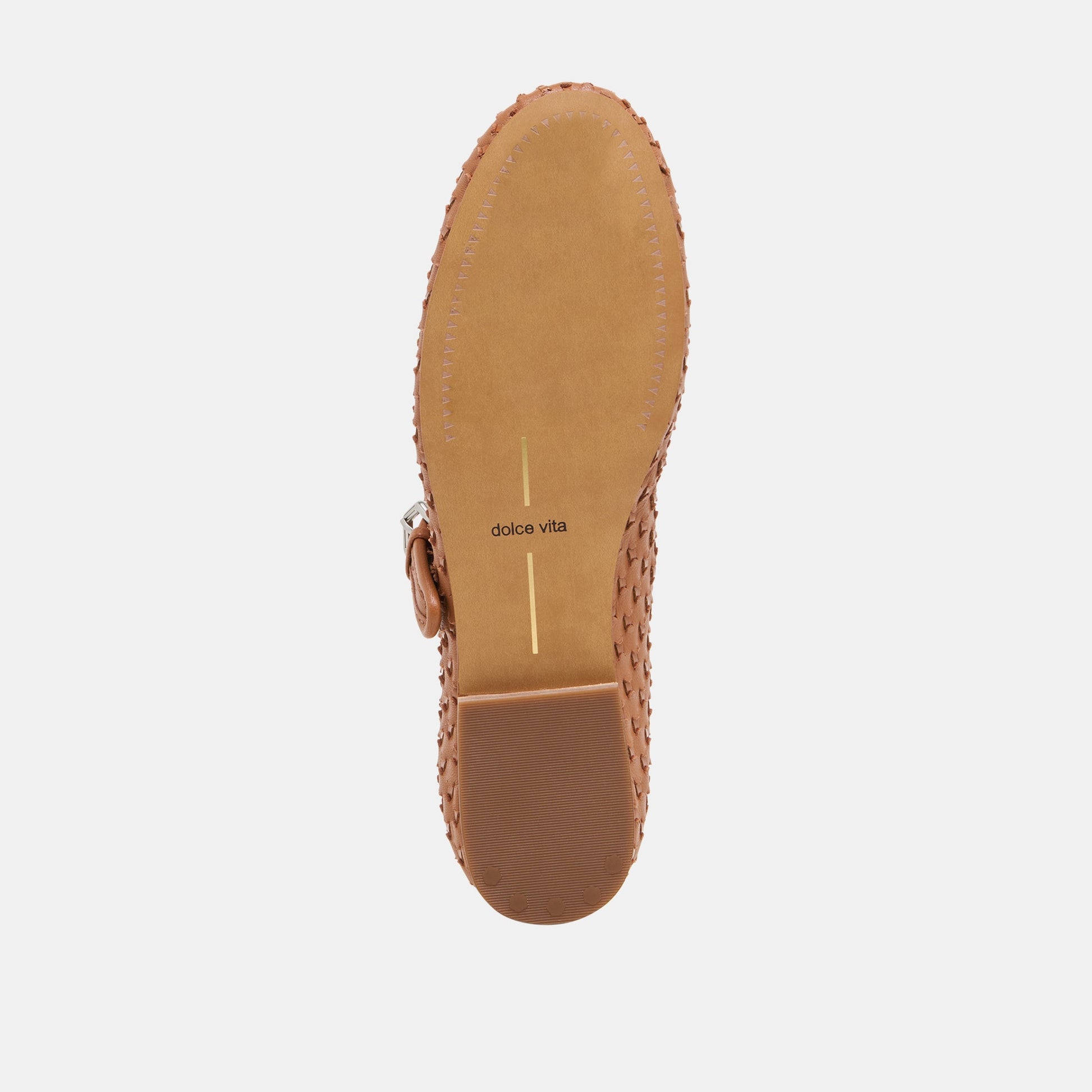 Roslyn Saddle Woven Leather Ballet Flats - SADDLE WOVEN LEATHER