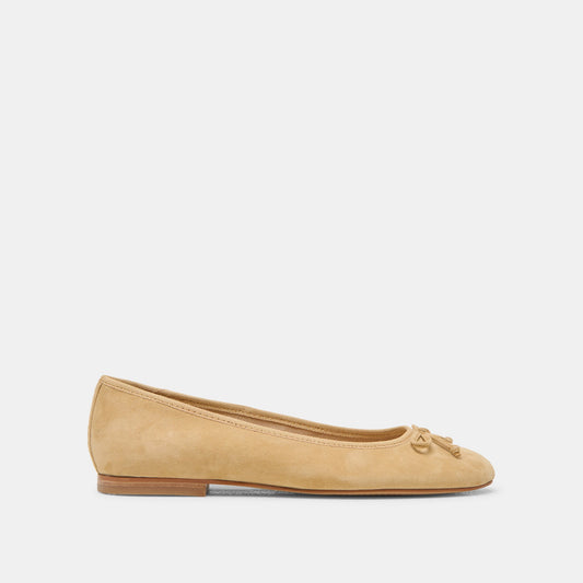 Ritla Honey Suede Ballet Flats - HONEY SUEDE