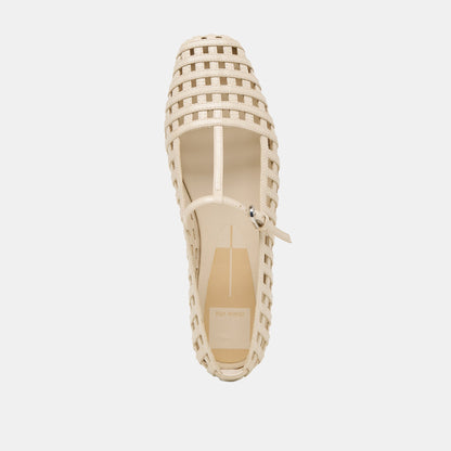 RAINS BALLET FLATS IVORY STELLA - IVORY STELLA