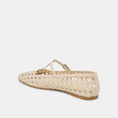 RAINS BALLET FLATS IVORY STELLA - IVORY STELLA