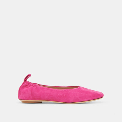 VINNIE BALLET FLATS FUCHSIA SUEDE - FUCHSIA SUEDE
