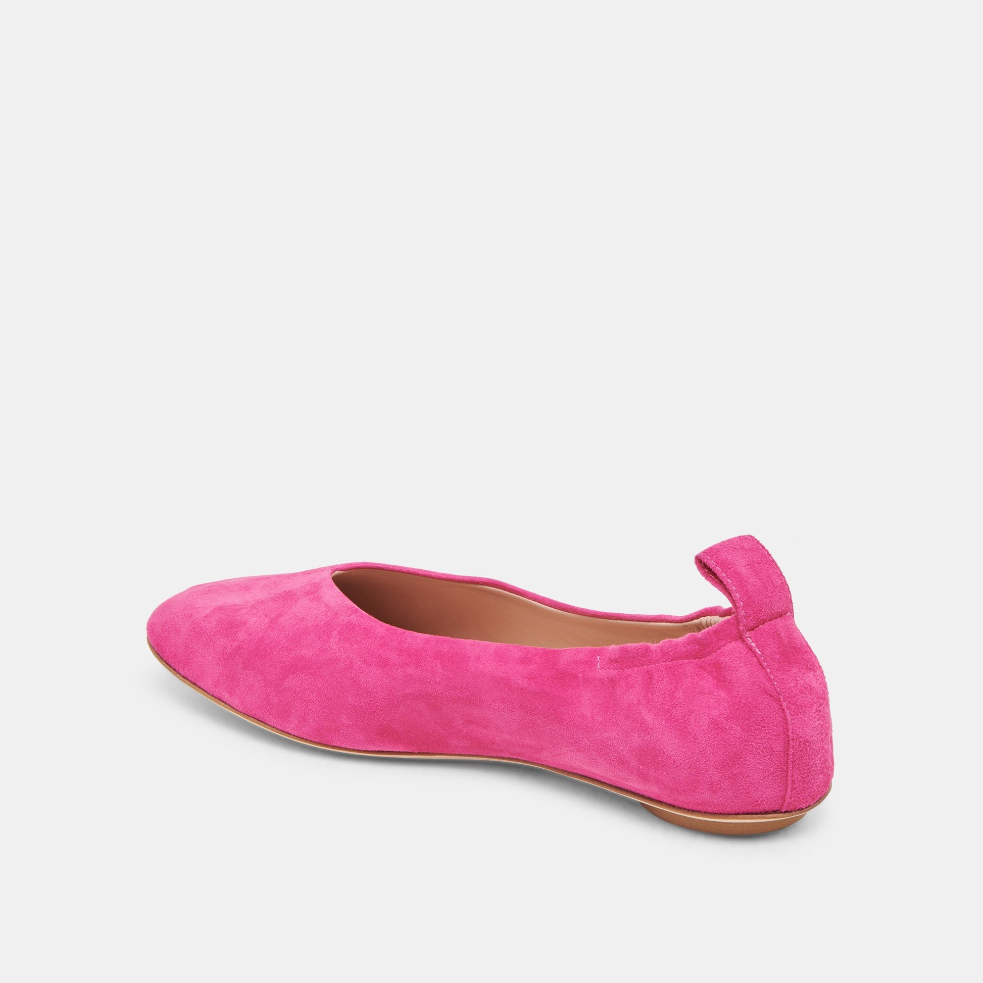 VINNIE BALLET FLATS FUCHSIA SUEDE - FUCHSIA SUEDE