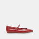 RED CRINKLE PATENT