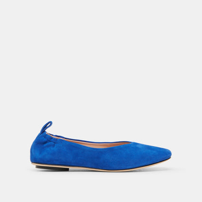 VINNIE BALLET FLATS NAVY SUEDE - NAVY SUEDE