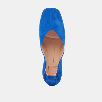 VINNIE BALLET FLATS NAVY SUEDE - NAVY SUEDE