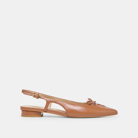 Owana Saddle Leather Flats - SADDLE LEATHER