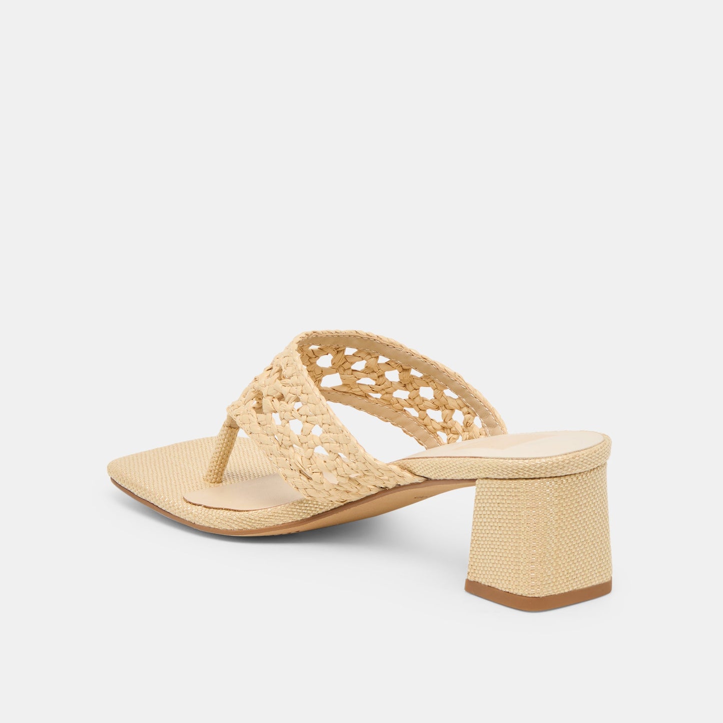 Barlo Lt Natural Woven Raffia Heels - LT NATURAL WOVEN RAFFIA