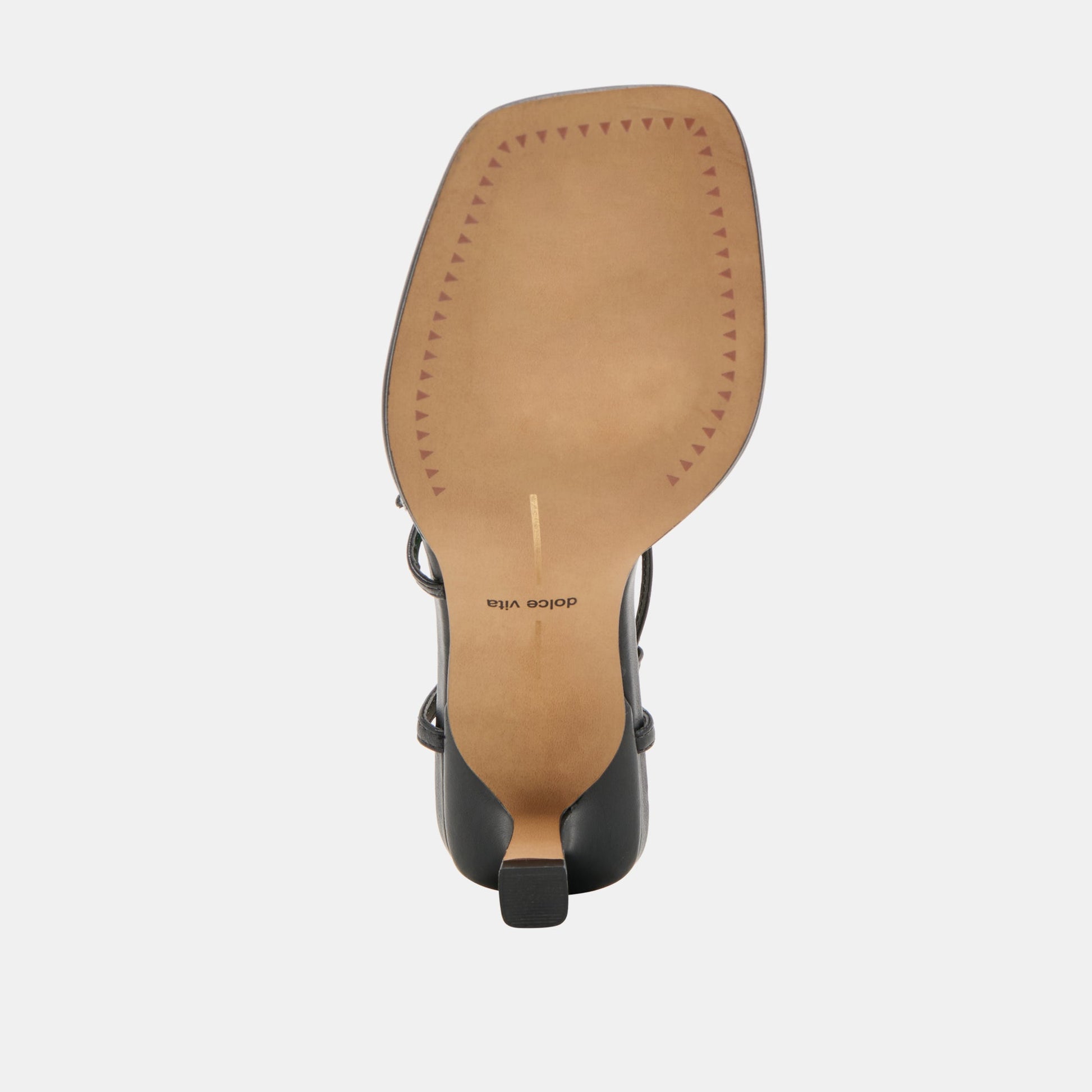 Mylee Black Leather Heels - BLACK LEATHER