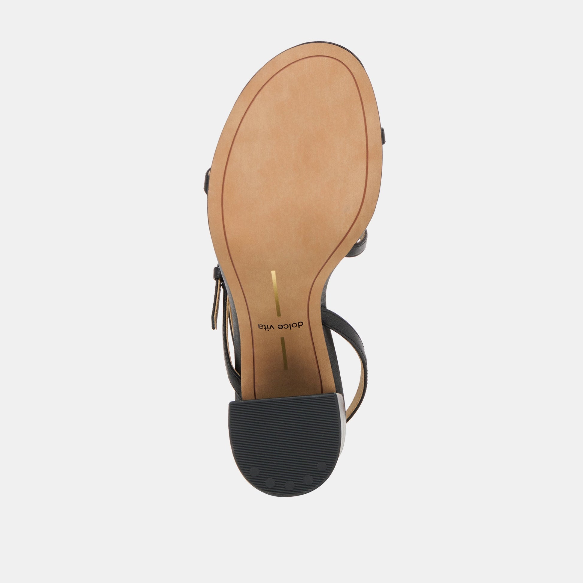 Faye Black Leather Heels - BLACK LEATHER