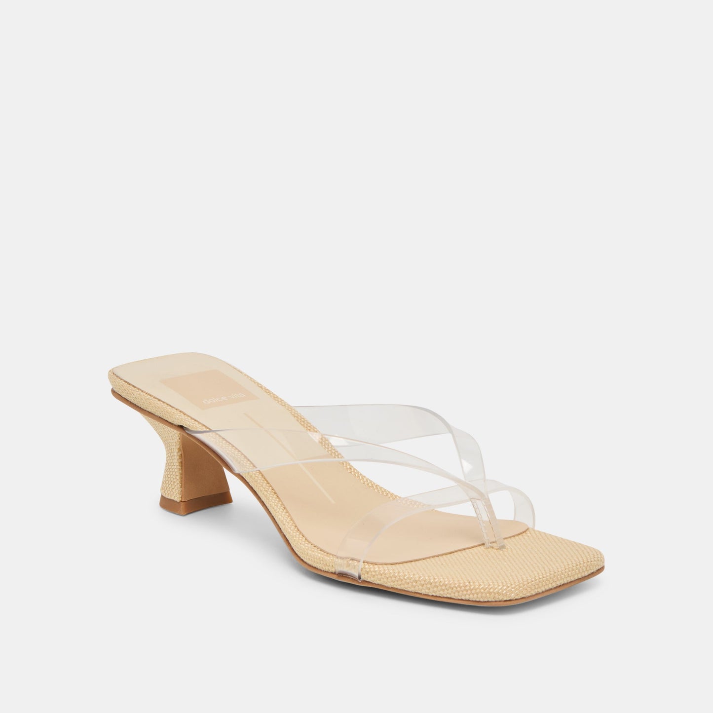 Brevel Vinyl Crystal Jelly Heels - CRYSTAL JELLY